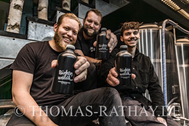 Drei junge Brauer aus Stuttgart-Vaihingen präsentieren ihr Bier